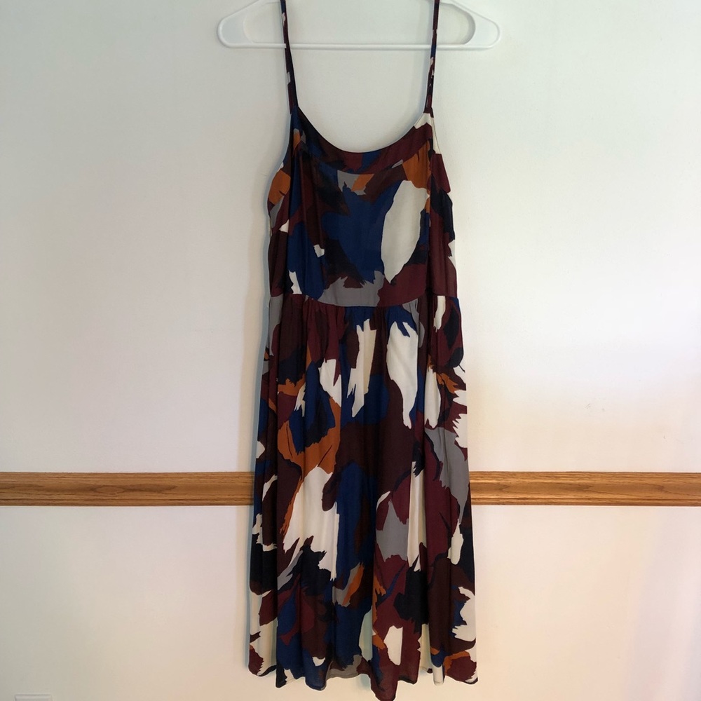 Ann Taylor LOFT multi-colored summer dress size 12